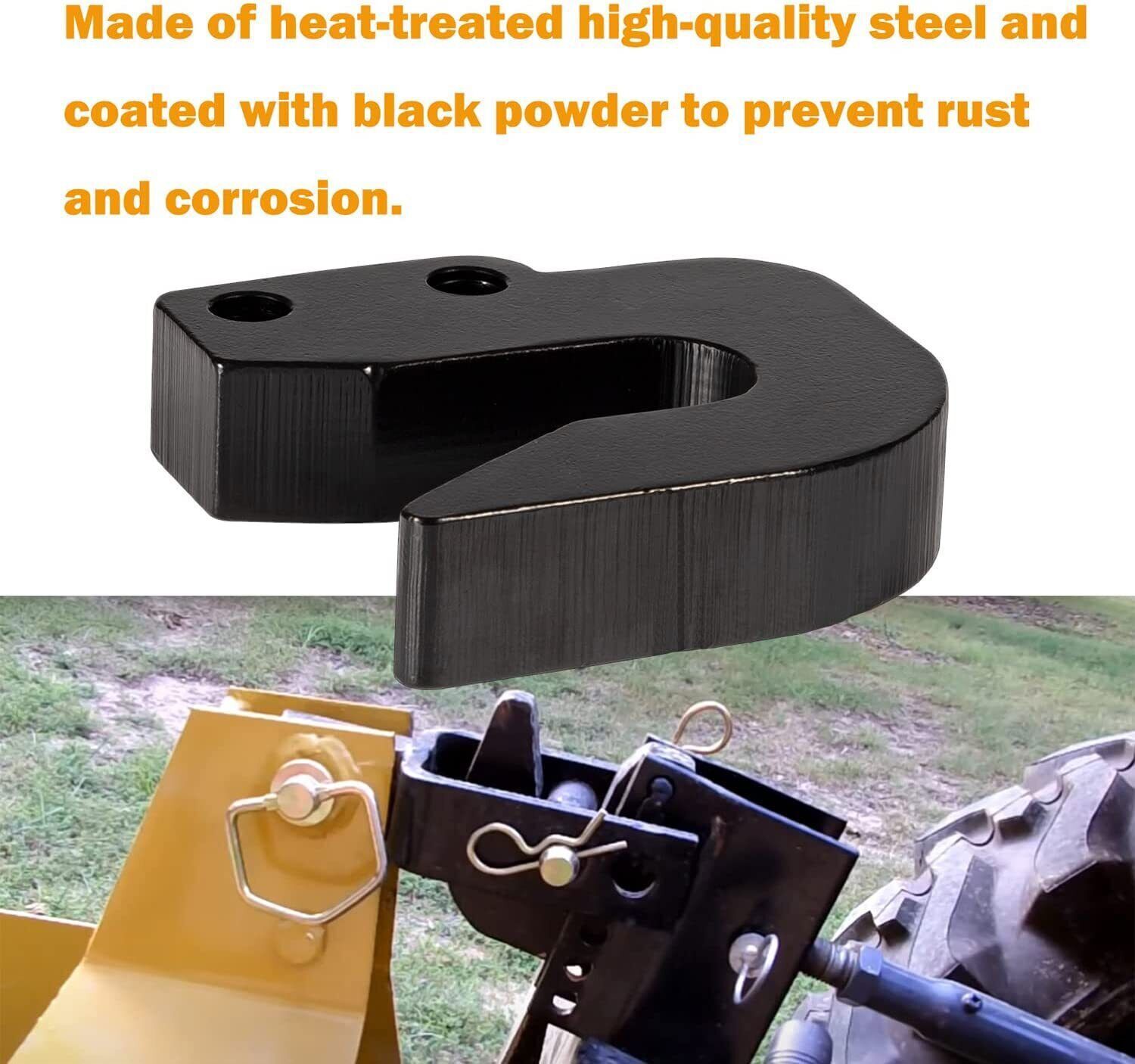 Adjustable Top Hook for Harbor Freight Quick Hitch Cat 1 Tractor 3 Point Hitch