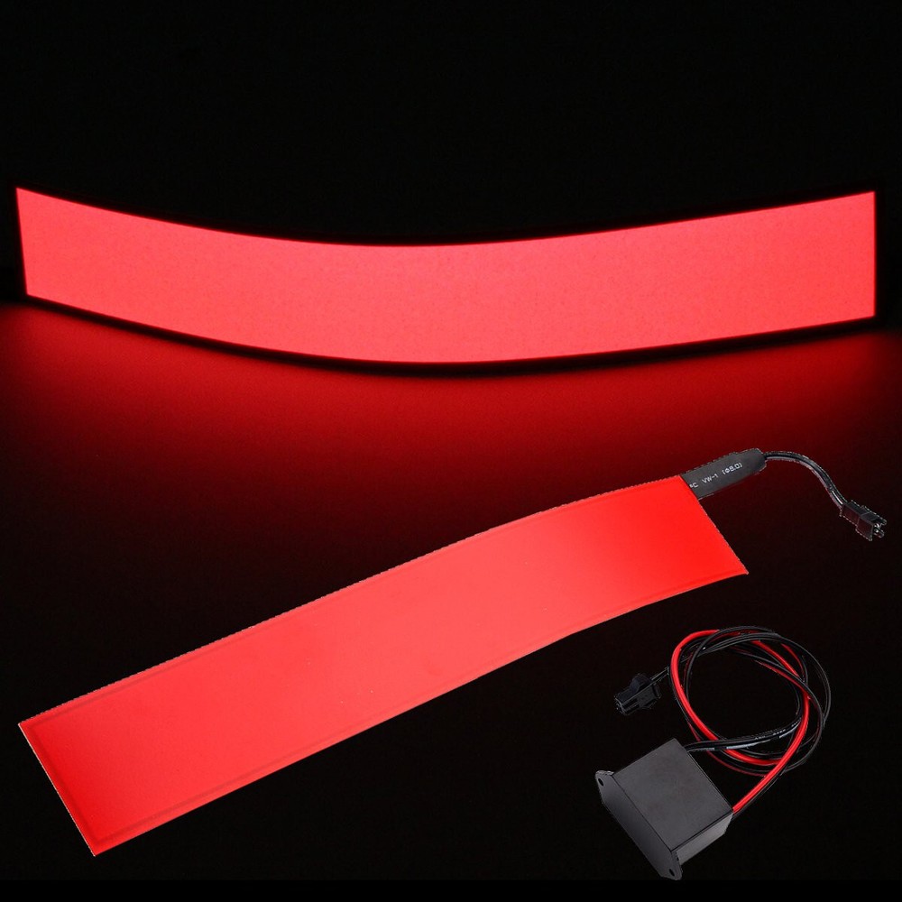 12'' x 2'' EL Tape Electroluminescent Panel Neon Light Cuttable Back Light 12V