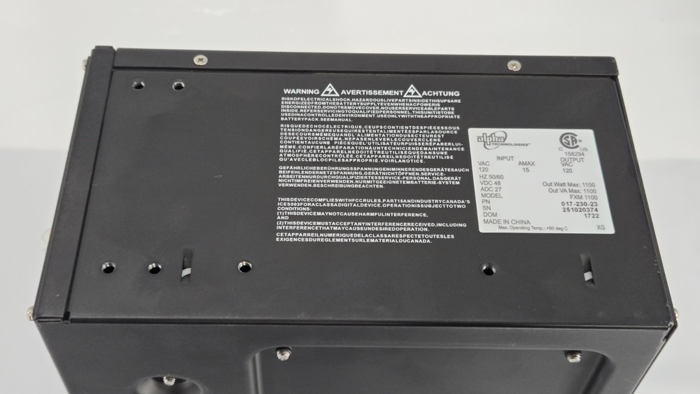 Alpha Technologies Alpha FXM-1100 Power Supply Module