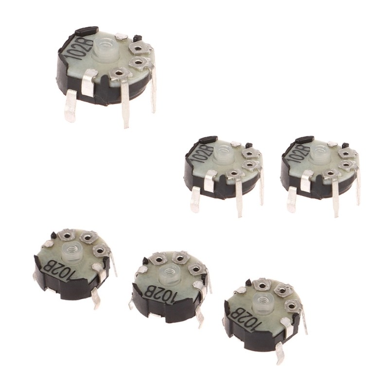 Mini Adjustable Potentiometer Variable Control RK08H Plastic Single Turn B1K