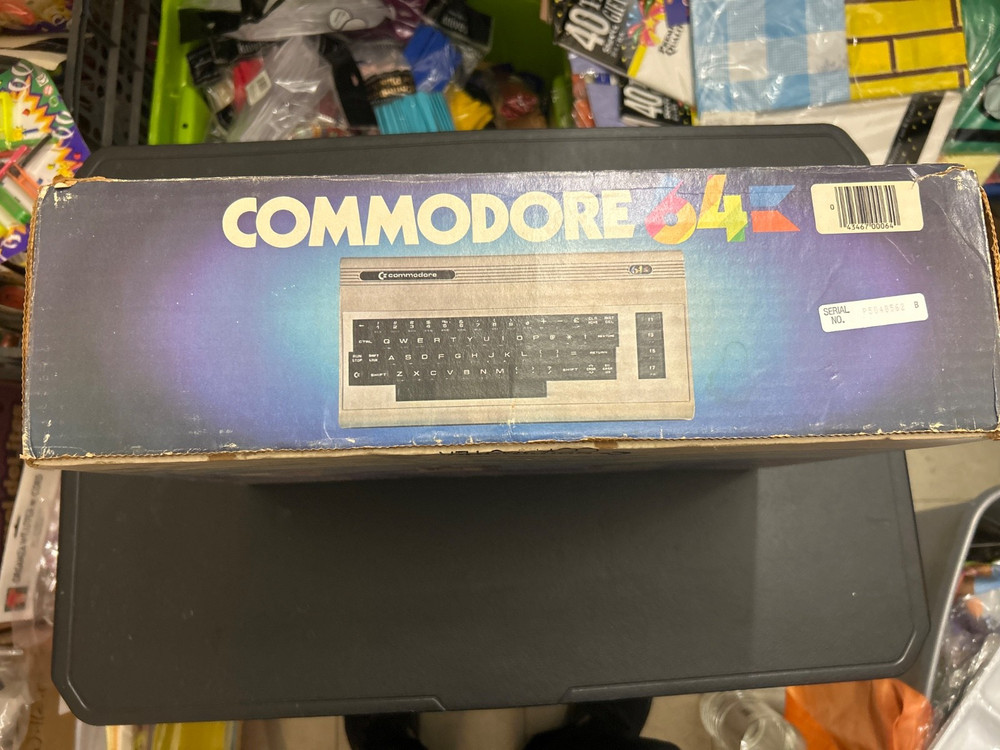 Vintage Commodore 64 C64 Replacement Box, Inserts, advertising