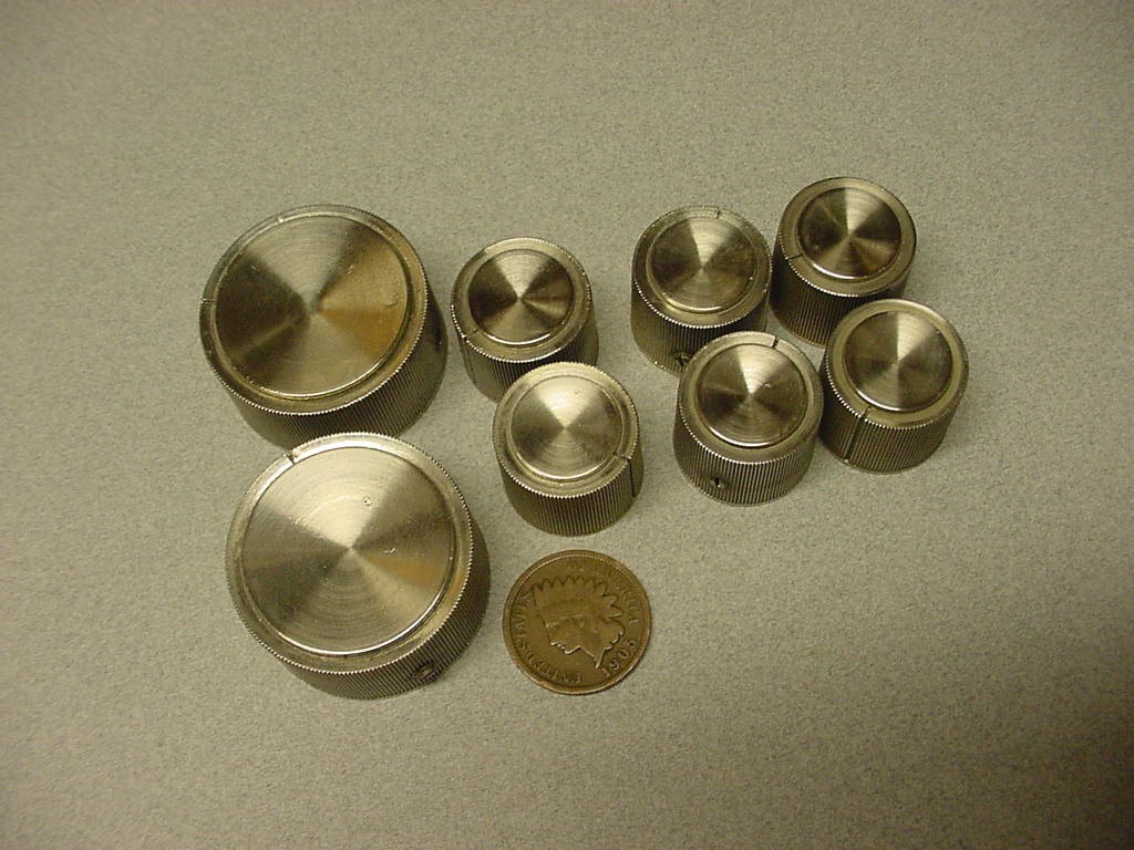 DYNACO PAS PAS3 TUBE PREAMPLIFIER 8 PCS OEM CONTROL KNOB LOT