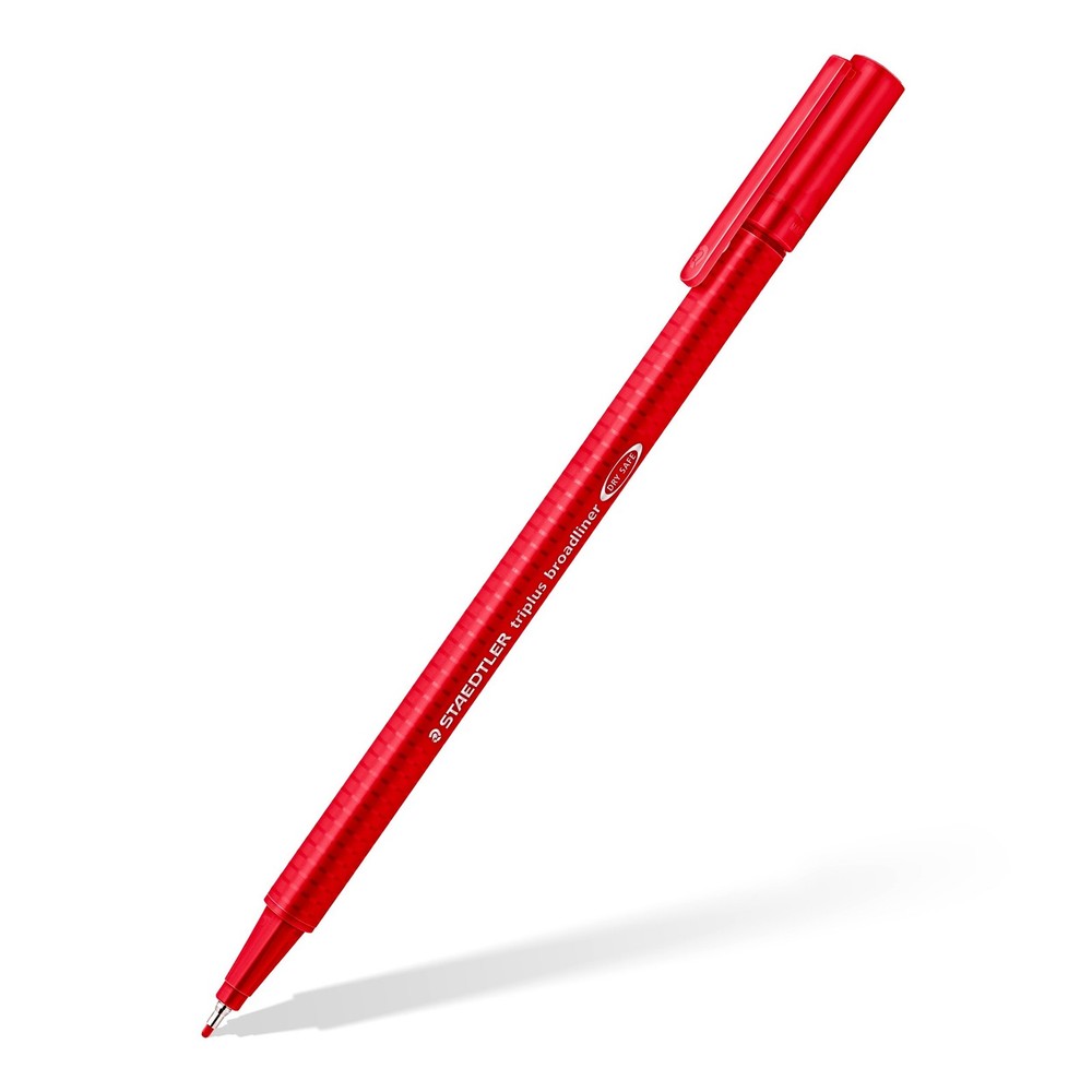 STAEDTLER triangular broad liner, triplus 10 Count (Pack of 1), Multicolor