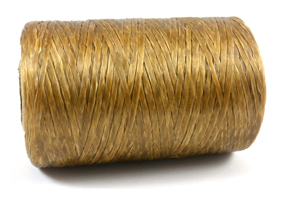 Kulay Artificial Deer Sinew Natural Waxed Flat Polyester Thread for Beading, ...