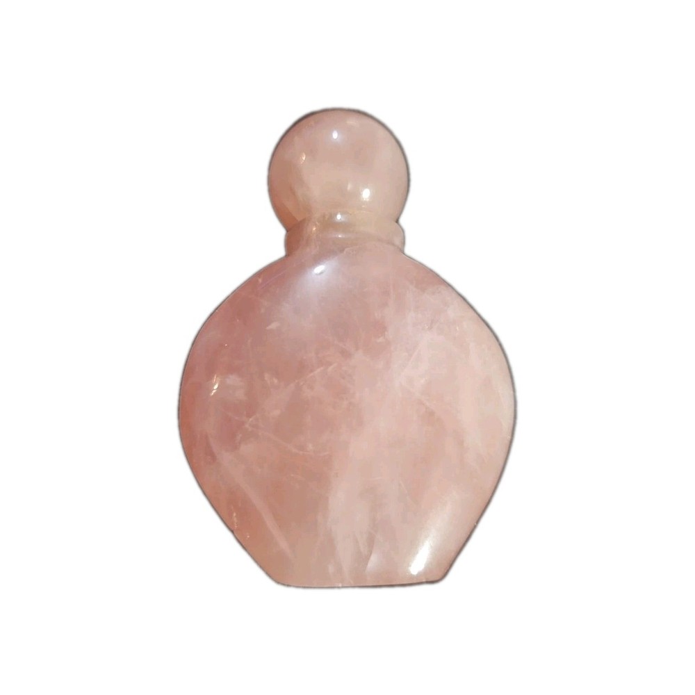 rose quartz perfume bottle