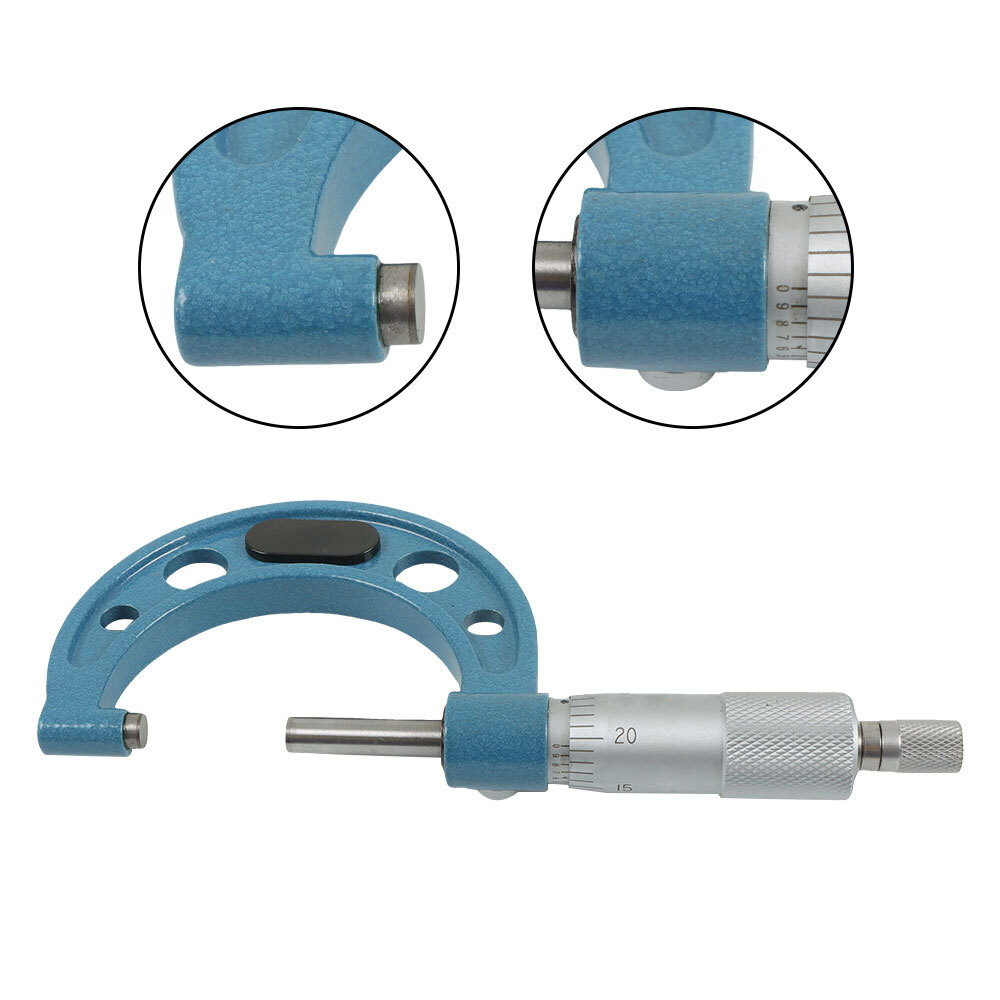 0-4"/0.0001" Outside Micrometer Set Premium Machinist Tool Precision Carbide Tip