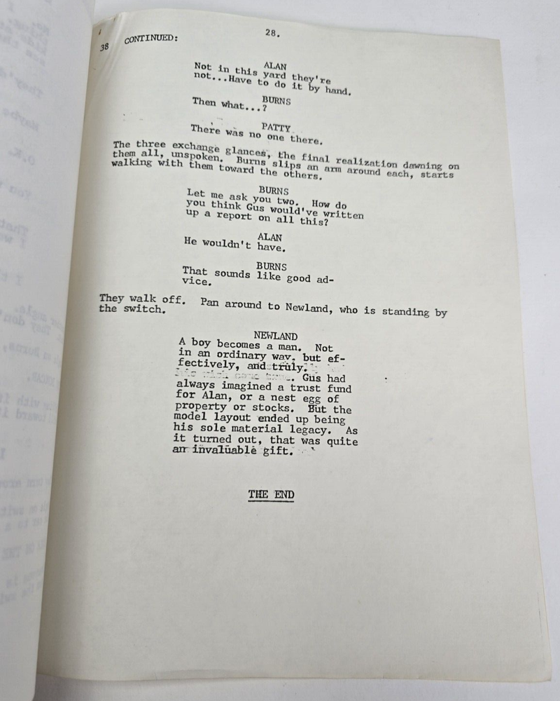 THE NEXT STEP BEYOND / Christopher Lofton 1978 TV Script, John Newland "Legacy"