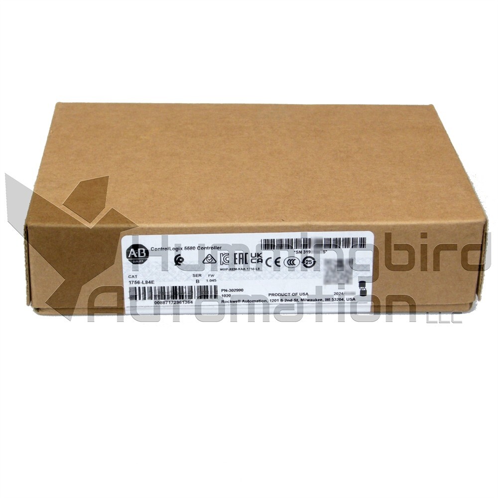 2024 Allen Bradley 1756-L84E /B ControlLogix Surplus SEALED 20MB Processor PLC