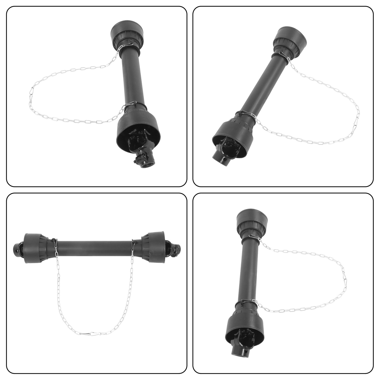 30-39" T4 PTO Shaft PTO Drive Shaft 1-3/8" 6 Spline Round End for Tractor Mower