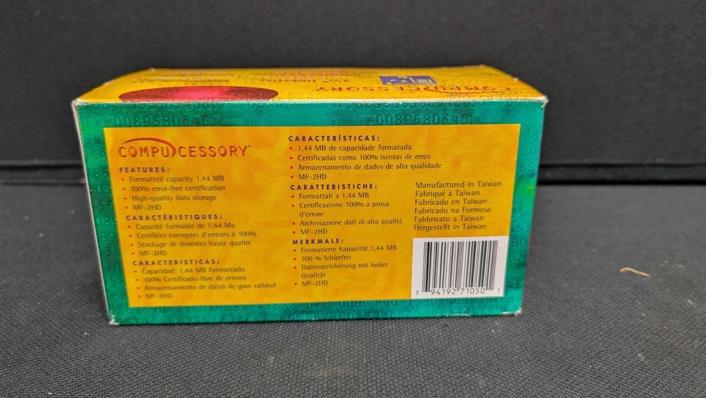Compucessory 3.5 Diskettes IBM formatted 43 Count With Labels