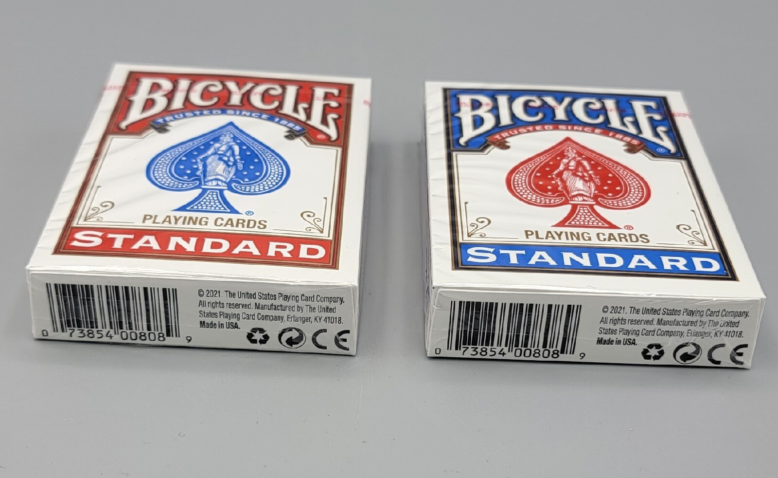 (2 Decks) Bicycle Standard Playing Cards Red/Blue [New & Sealed]