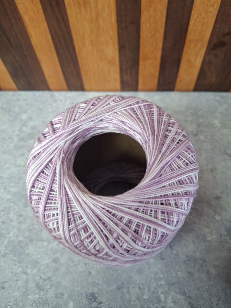 Crochet Thread Varigated Purple No Tags
