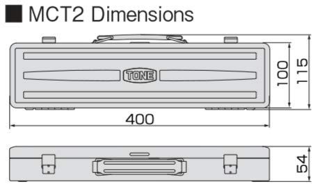 TONE Tool Case MCT2 Silver