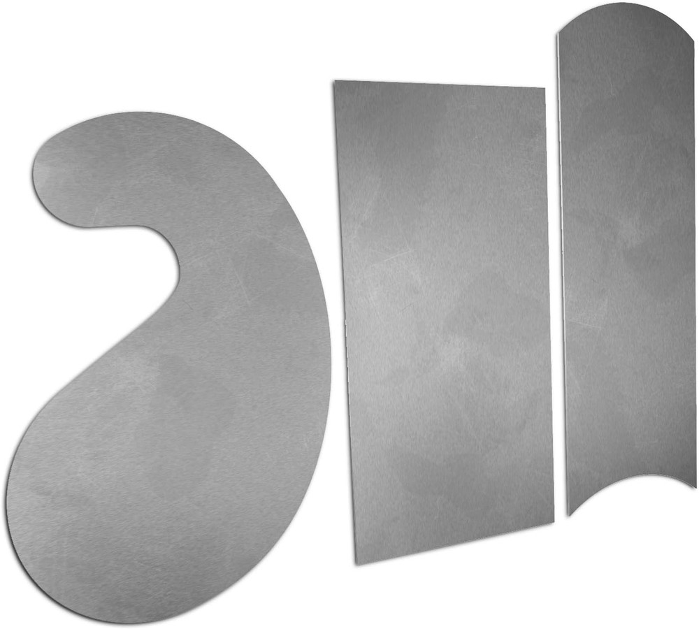 Cabinet Scraper Card Set - Curved 3Pc