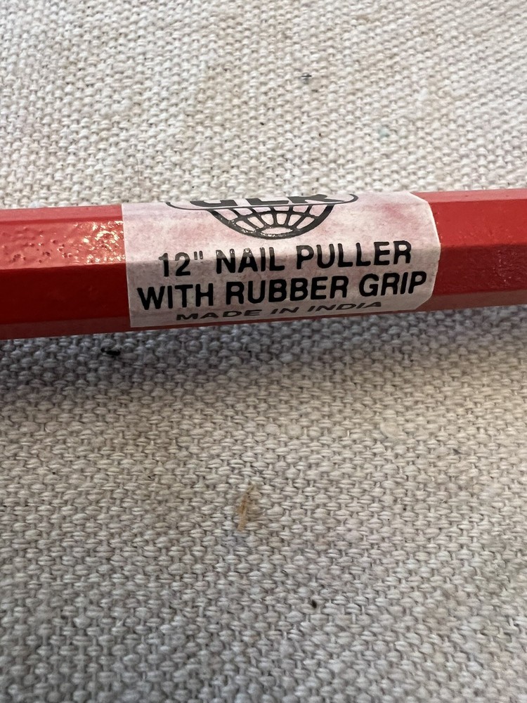 New GLR 12” Nail Puller With Rubber Grip