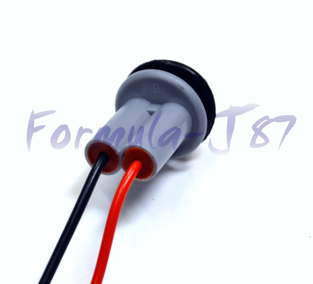 Universal Pigtail Wire Female Socket 194 T10 PGS Interior Step Door Light Plug E