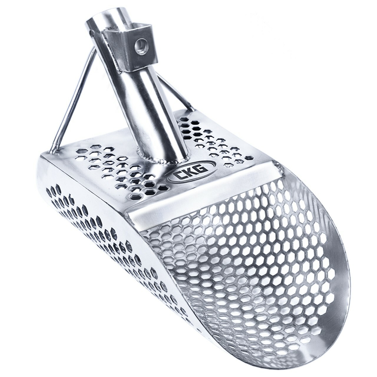 CKG Sand Scoop Metal Detecting Shovel Beach Water Detector Sifting Tool Handle