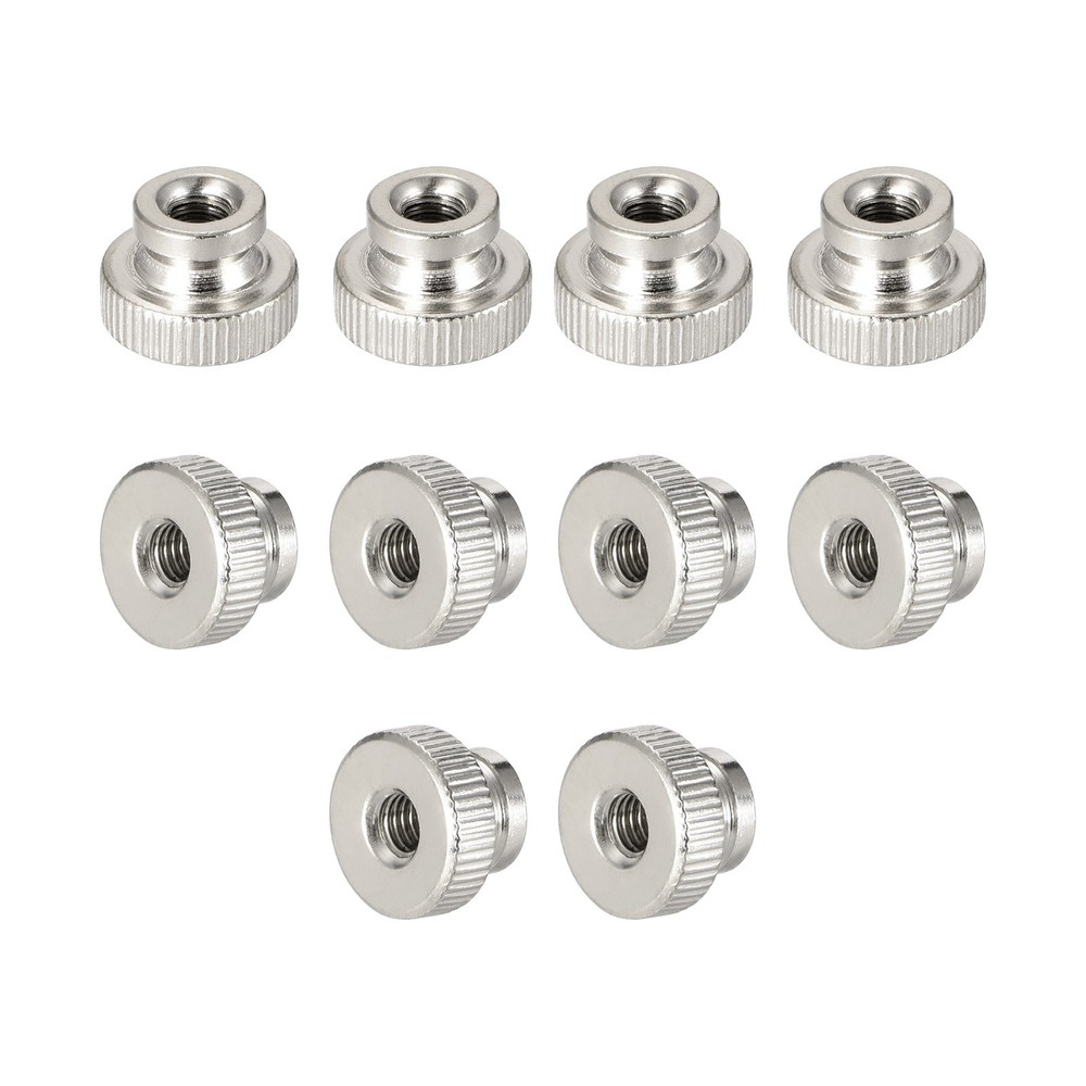 Knurled Thumb Nuts, 10Pcs M8 Iron Round Knobs for 3D Printer Parts