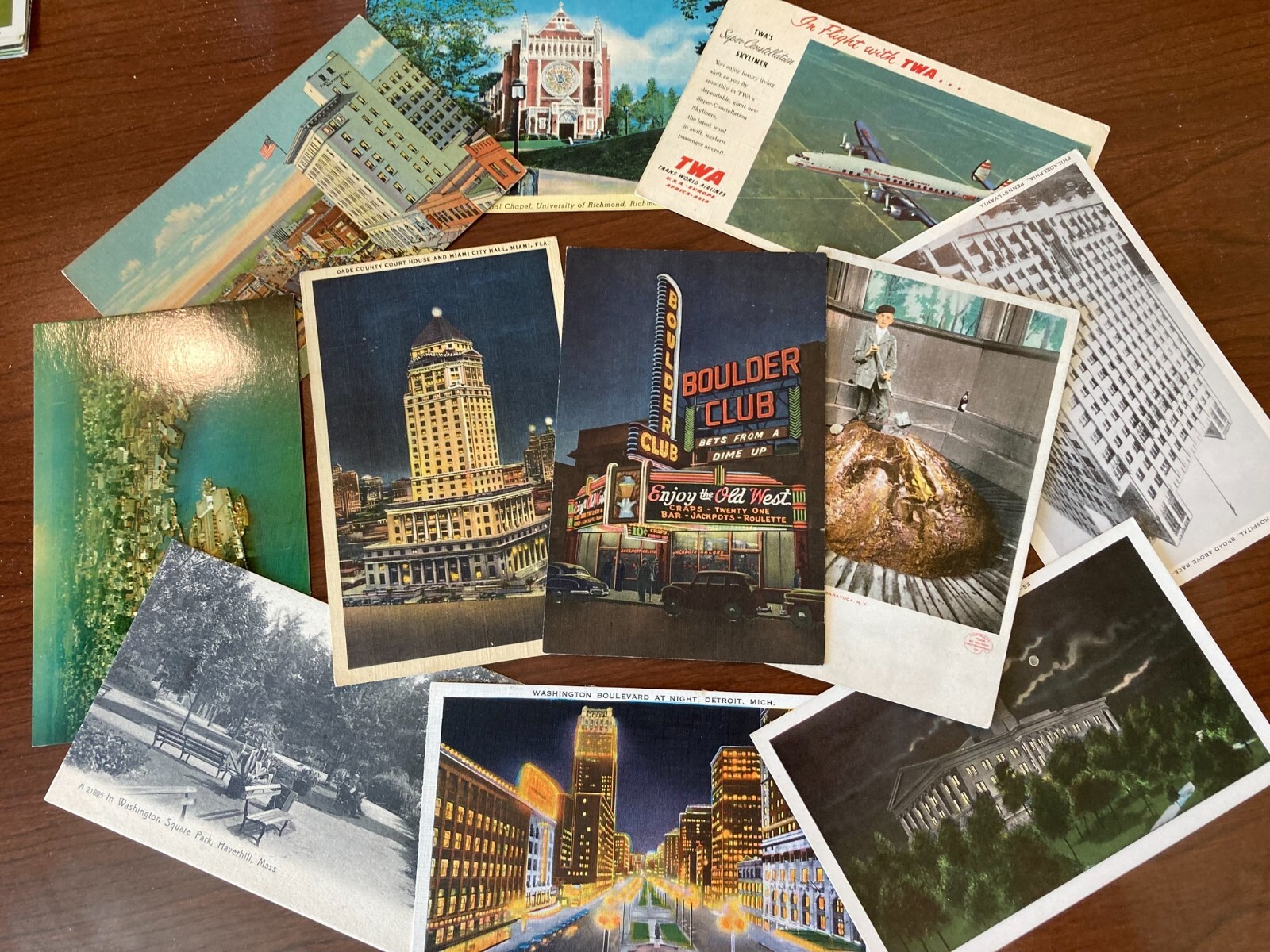 50 Lot UNUSED Vintage Postcards from around United States 1900s-60s FREE SHIP