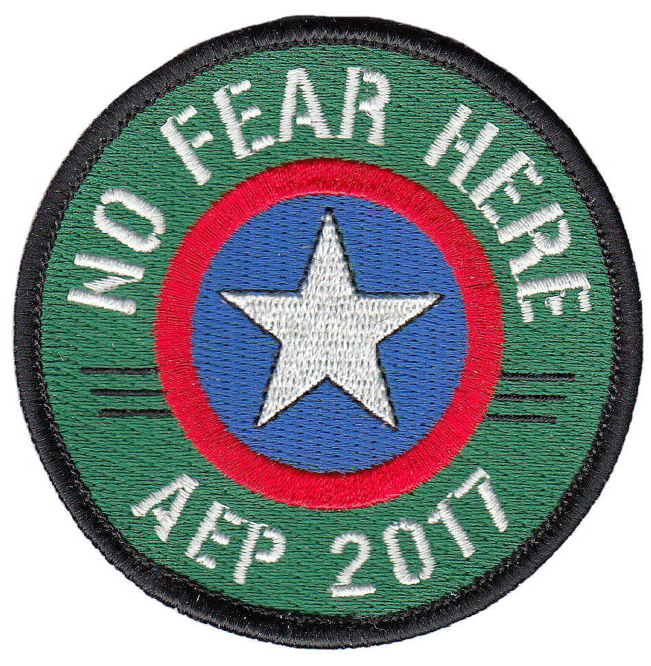 NO FEAR HERE SHOULDER PATCH