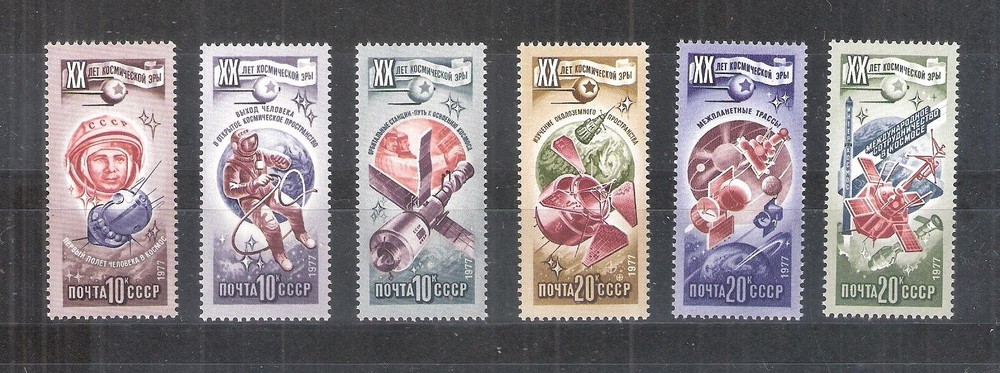 Soviet Union 4648-4653 1977 MNH Spaceflight - N370