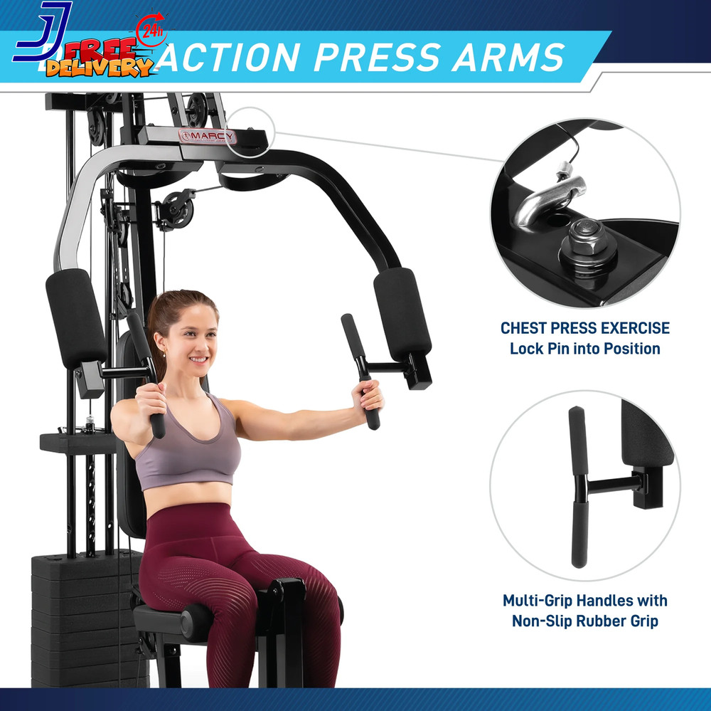 100 Lbs Stack Home Gym Dual-function Heavy-duty US ONLY