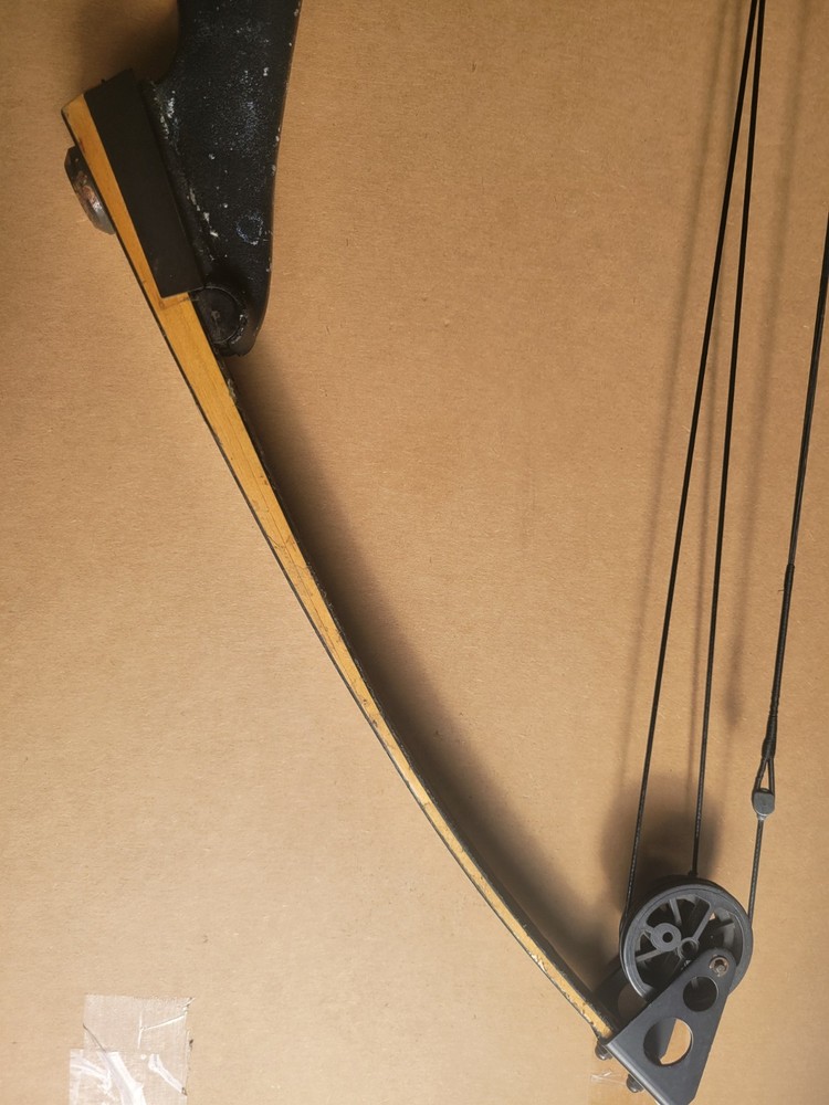 Darton 40B Black Brown RH Compound Bow W/Quiver & Sights