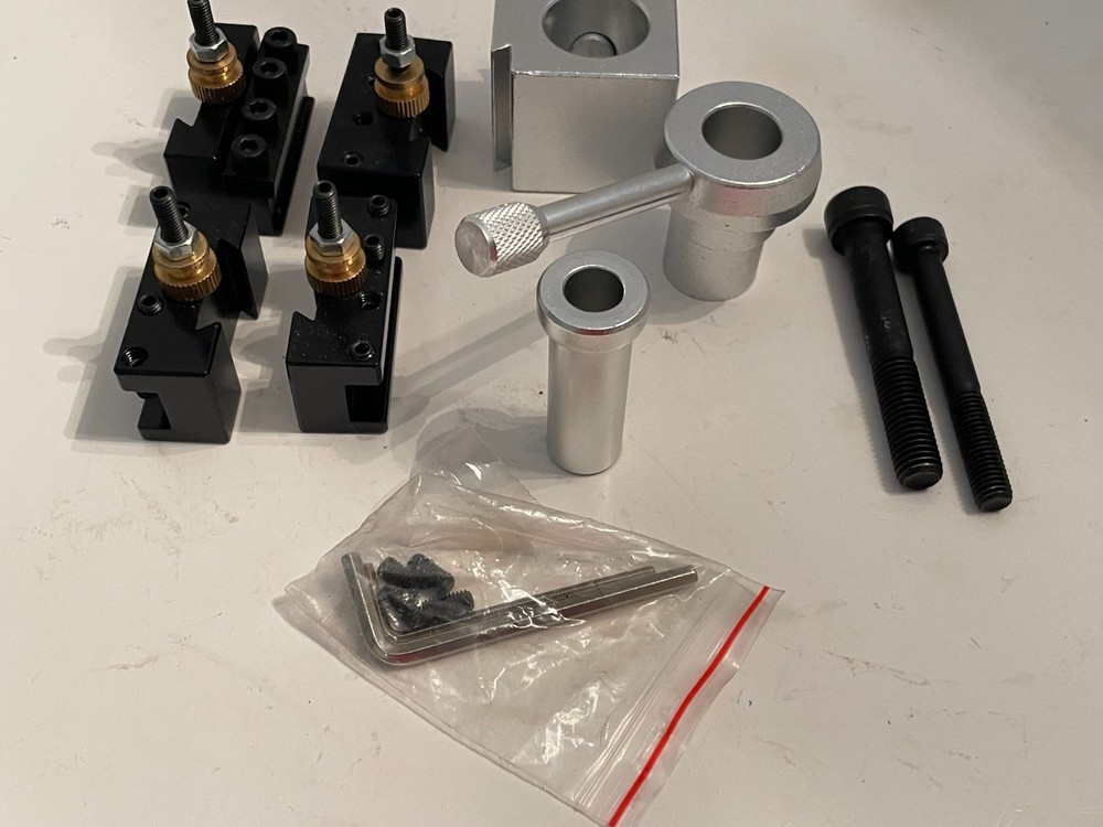 Mini Lathe Quick Change Tool Holder Kit for Accurate Machining
