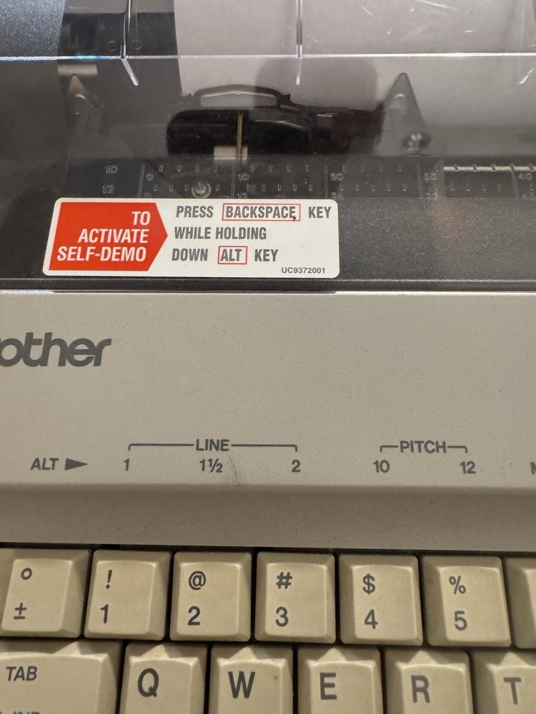 Brother Correctronic GX-6750 Electronic Typewriter With Tested Working