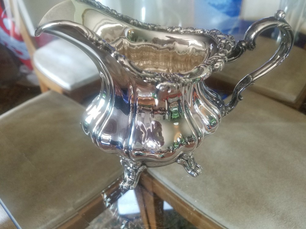 Gorham YC1604 Silver Plate Footed Creamer