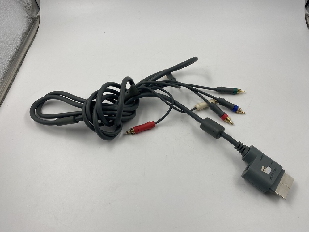 Genuine Microsoft Xbox 360 Component HD AV Cable Composite RCA HDTV Preowned OEM