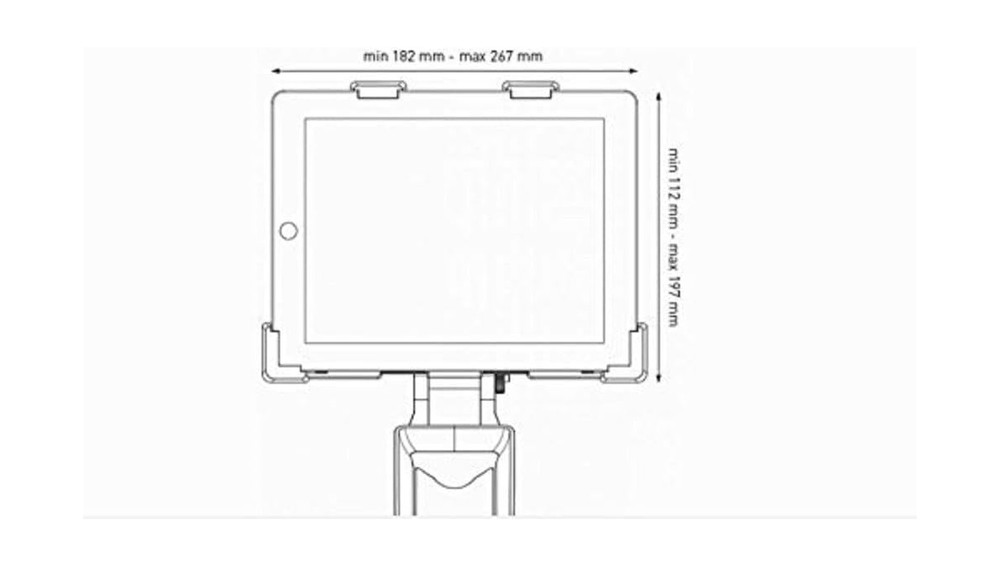 Tacx Handlebar Bracket for Tablets Single