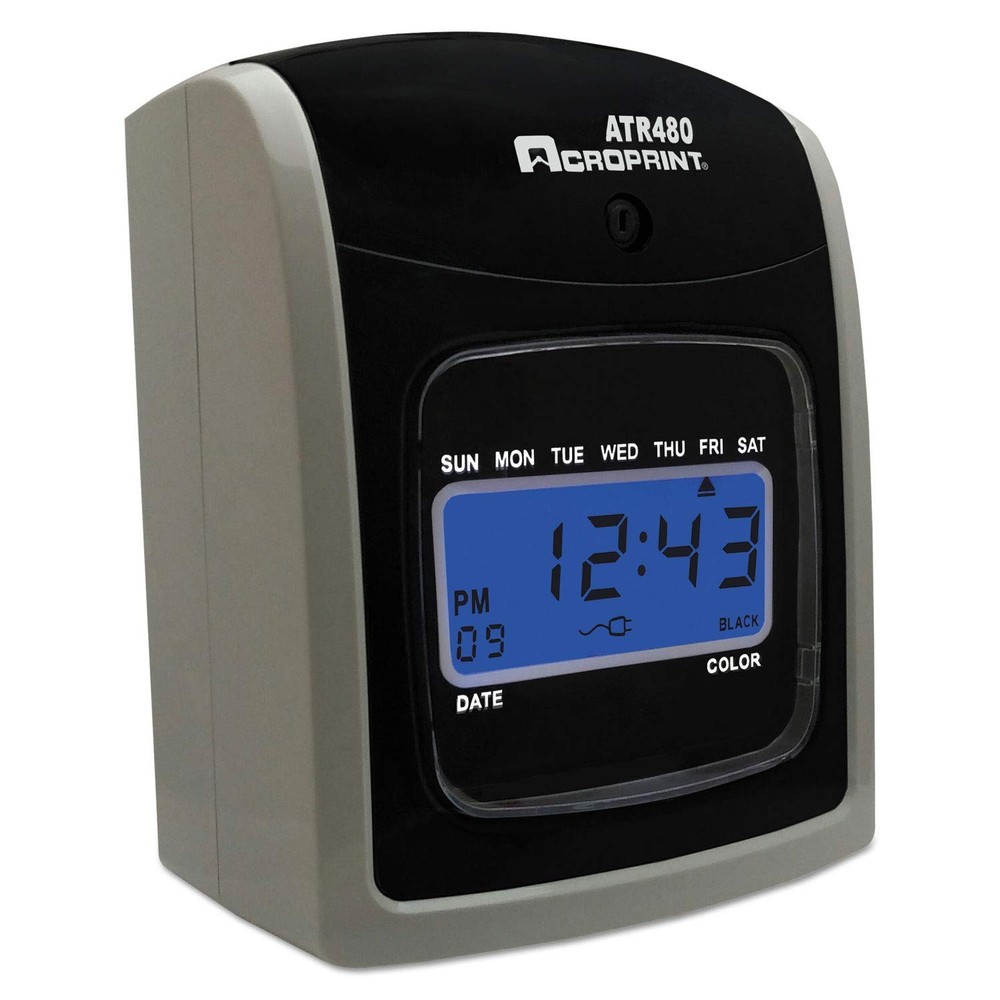 ATR480 Totalizing Time Clock Machine – Automatic Employee Attendance Recorder...
