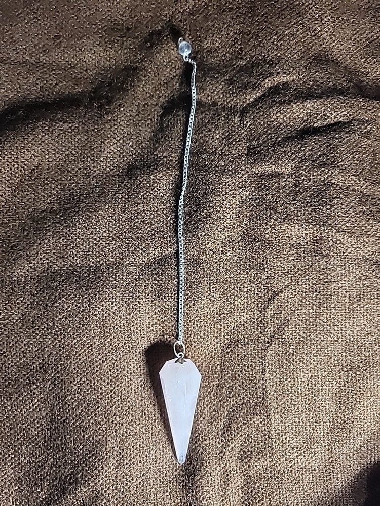 Smoky Quartz Pendulum Crystal Stone, Faceted Pendulum Divination Tools, Dowsing