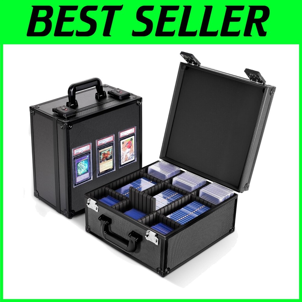 Graded Card Storage Box with Display Window