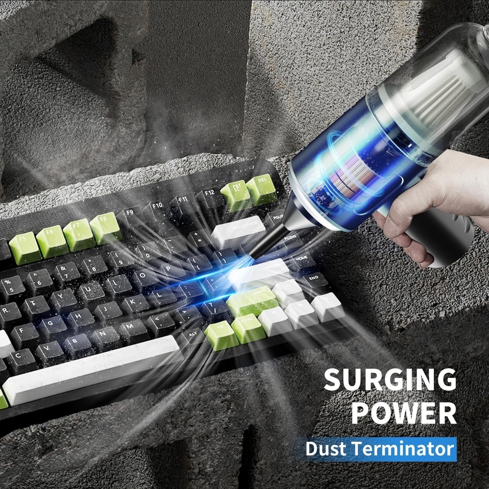 Handheld Air Duster & Vacuum Cleaner - Environmentally Safe & Portable Solution