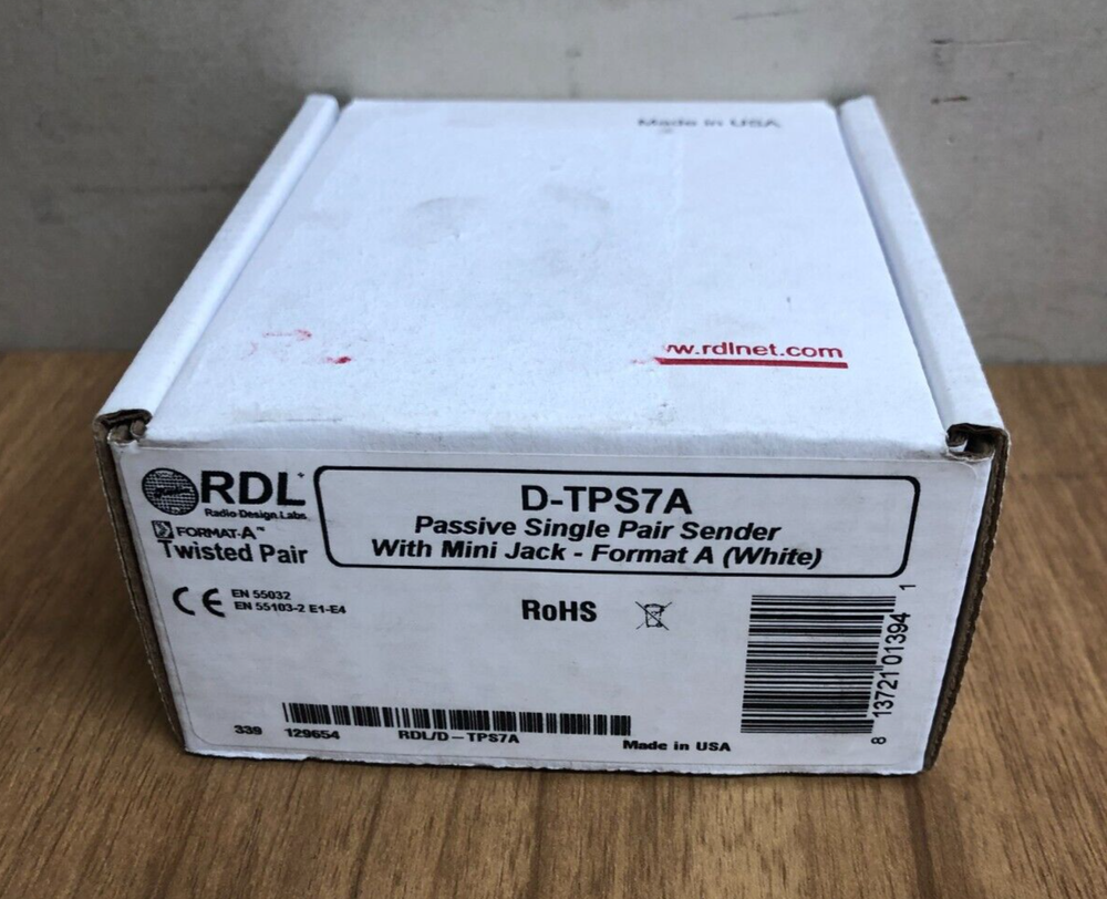 RDL D-TPS7A Passive Single-Pair Sender