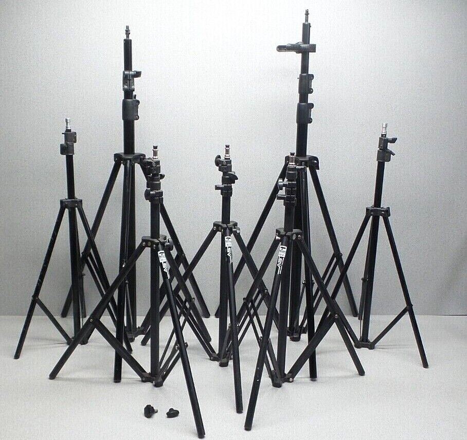 SMITH-VICTOR Aluminum Light Stand RS8 - LARGE LS Telescoping Max.