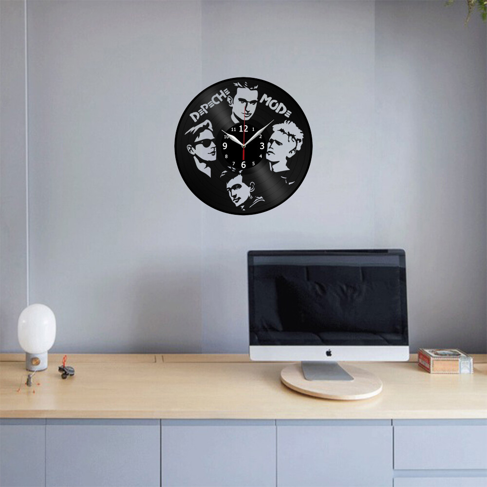 Depeche Mode Vinyl Record Wall Clock Decor Handmade 3862