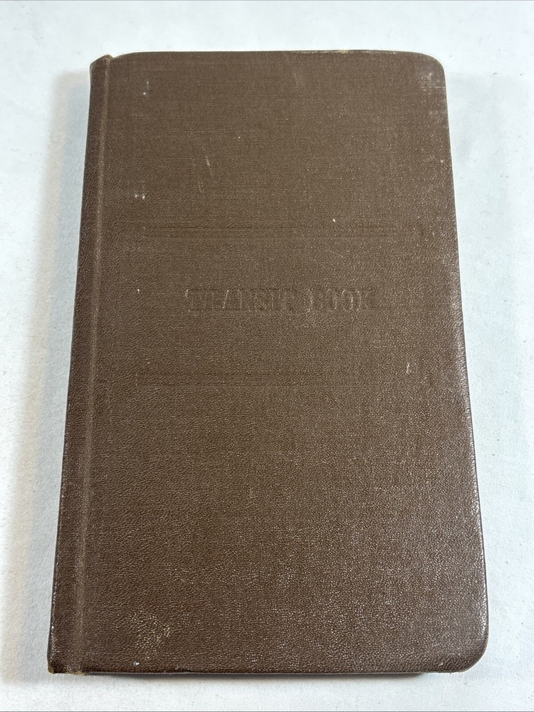 Vintage Transit Notebook