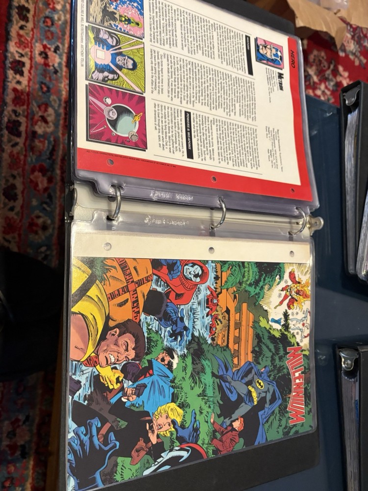 Comic Book Bio Binders