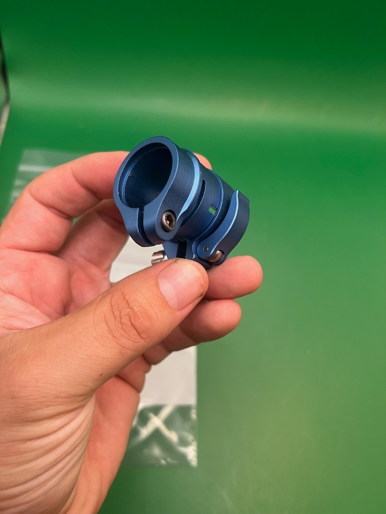 Autococker Clamping Feedneck Blue