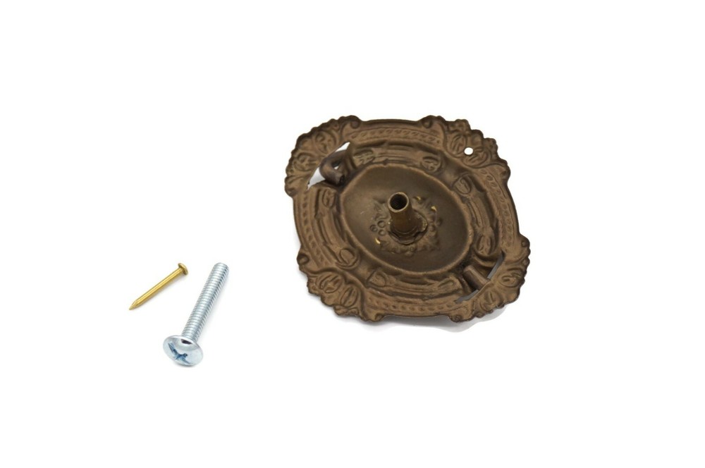 Single Post Drawer Pull Sheraton Pull Furniture Drawer Pull Cabinet Pull Brass