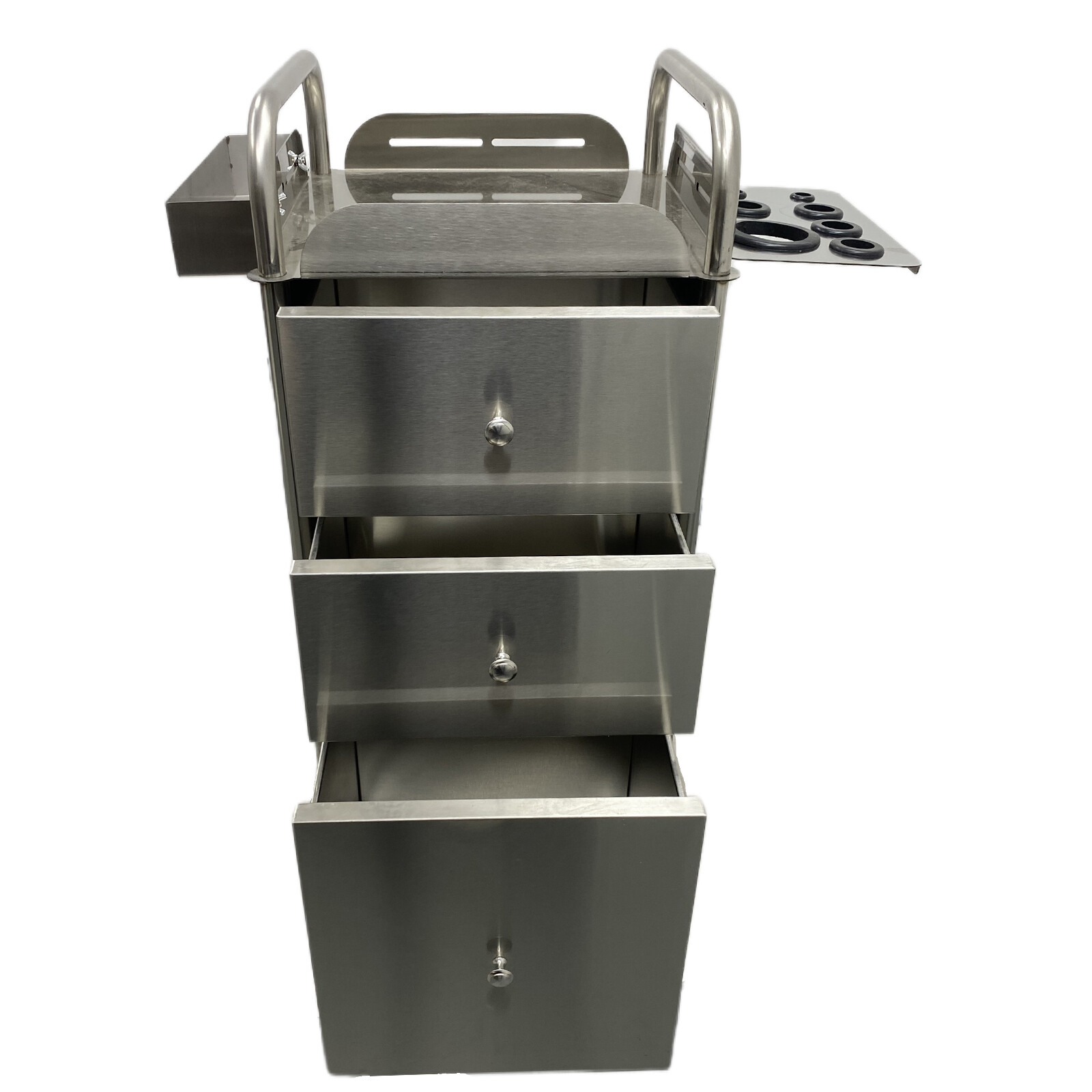 Mobile Cabinet Multi-functional Beauty Salon Hairdressing Cart 3 Drawers