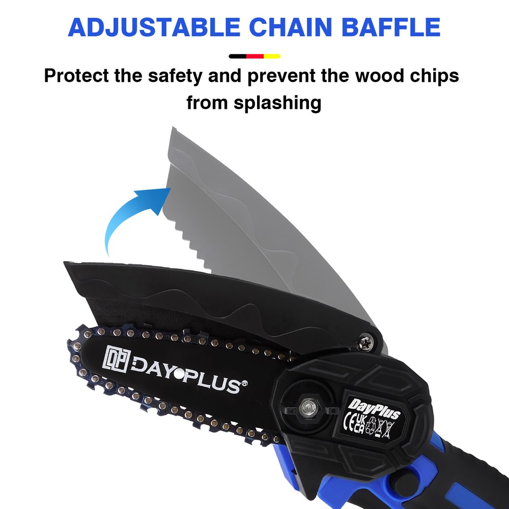 Mini Handheld Electric Chainsaw Kit Cordless Tree Pruning Gardening Rechargeable