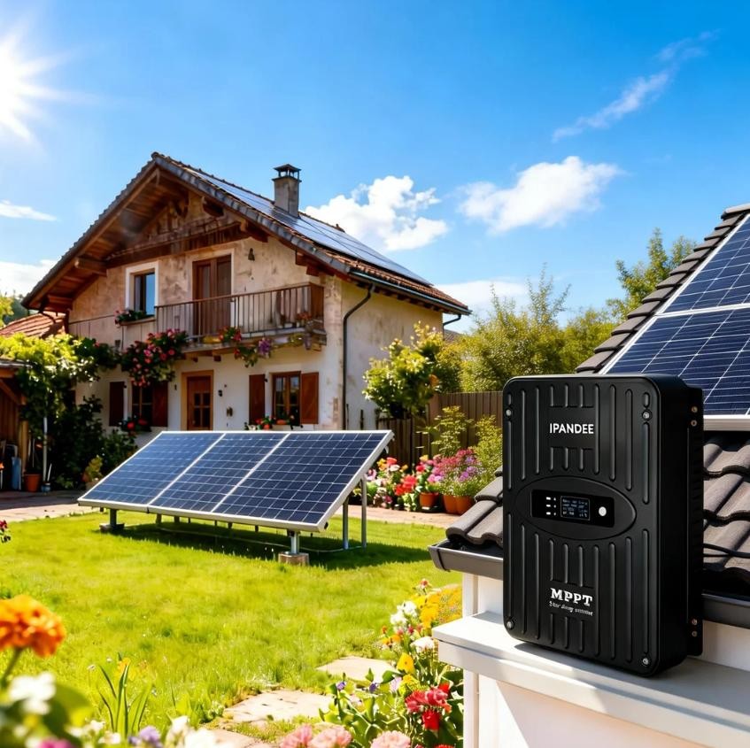 MPPT Solar Panel Charge Controller 60A 12V 24V For Battery Regulator OLED US