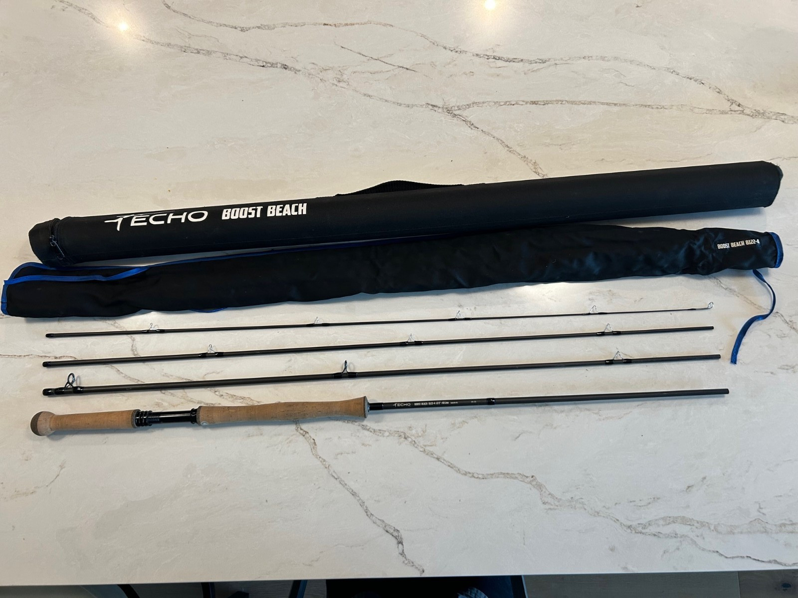 Echo Boost Beach Fly Rod, 8122-4, 12'2", #8 wt line, 4 piece