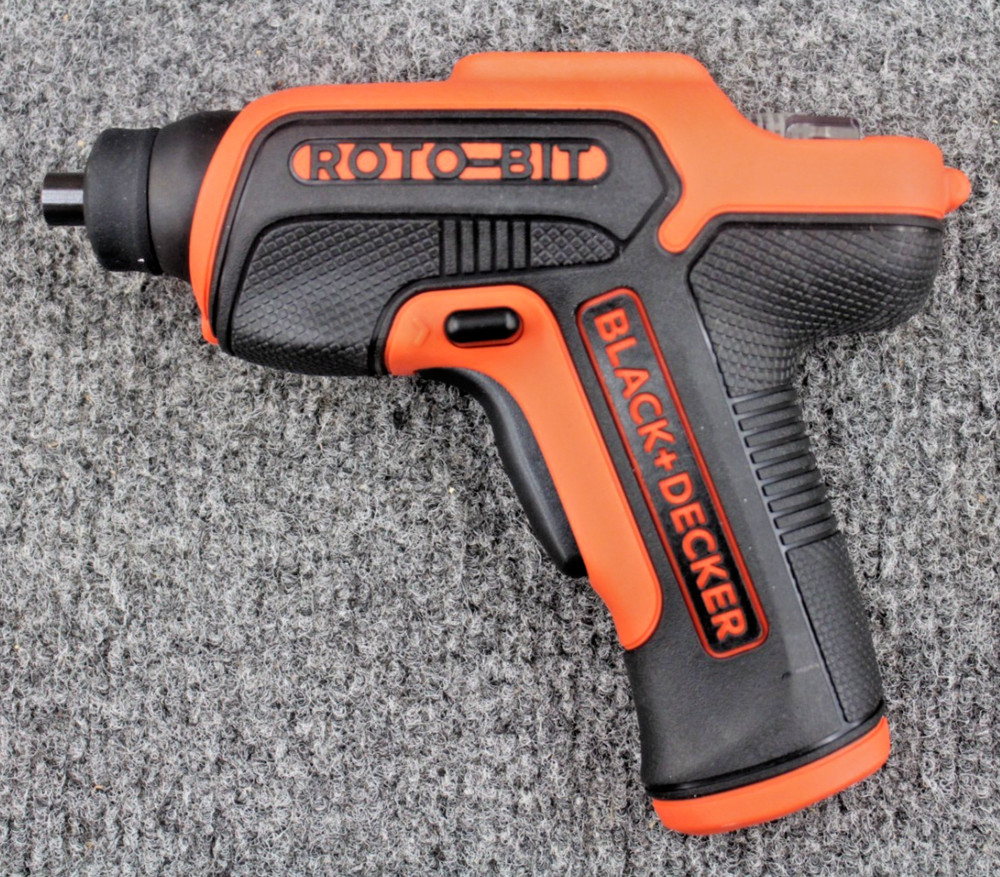 Black + Decker Roto-Bit 4V Max Storage Screwdriver (New- Open Box)