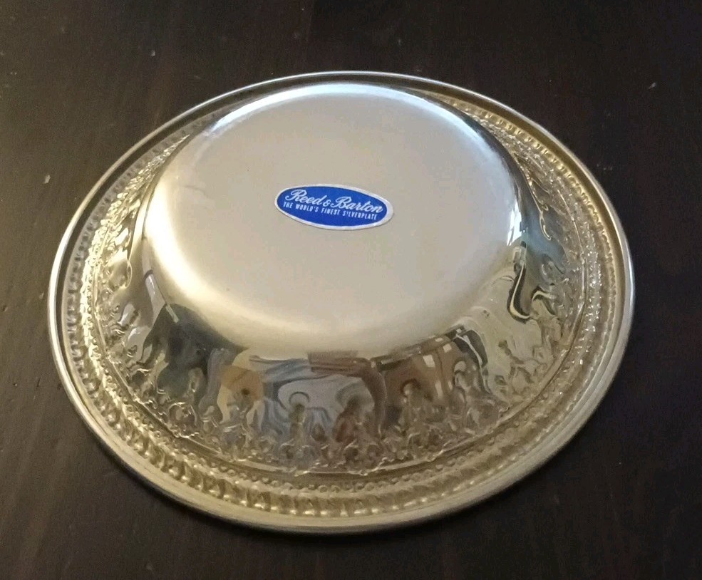 VTG Reed & Barton Silver Plate Diameter 6,25 In Style USA Excellent