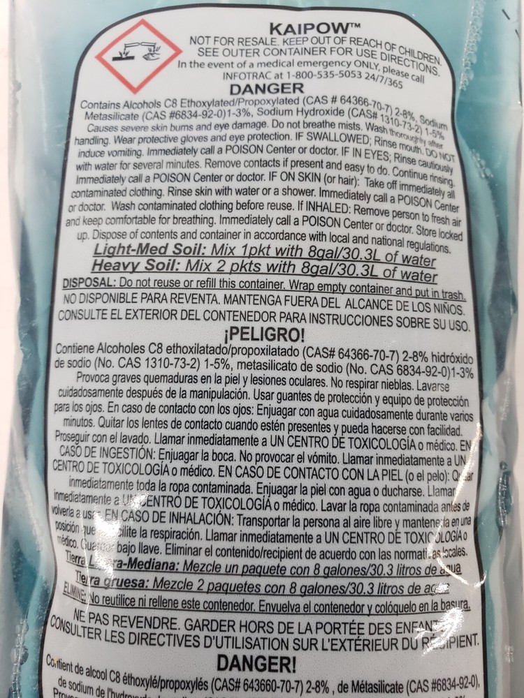 Cs/30 KaiPow™ General Purpose Degreaser 8oz Packets